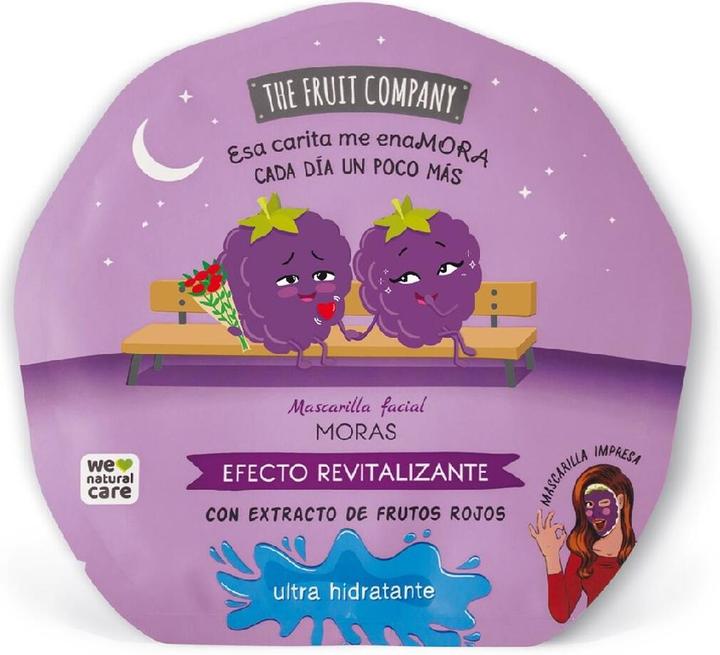 Image du produit The Fruit Company Masque visage 25 ml Mûre revitalisante (25 ml)