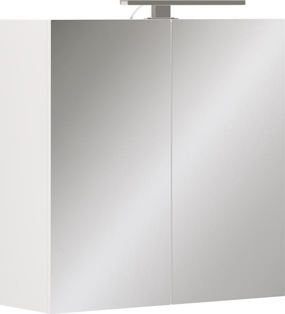 Image du produit Vichy Badspiegelschrank Lavio, Weiss, 60 x 60 cm mit LED-Beleuchtung (60 x 60 x 20 cm)
