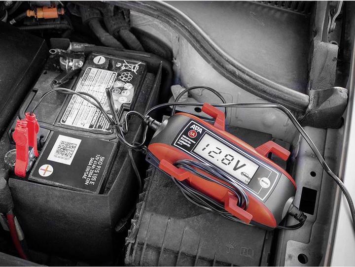 Actual product image APA Automatic charger Microprocessor battery charger 6/12 V, 5 A (12V, 6V, 5 A)