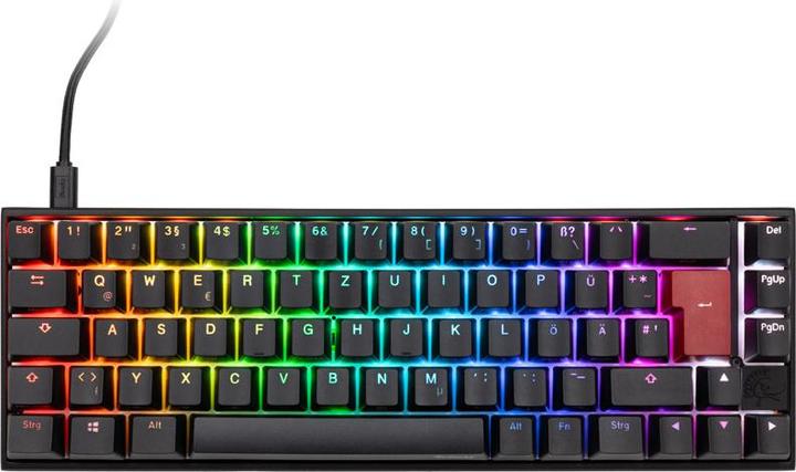 Actual product image Ducky Mecha Pro SF Gaming Keyboard, Cherry MX-Silent-Red (DE, Cable)