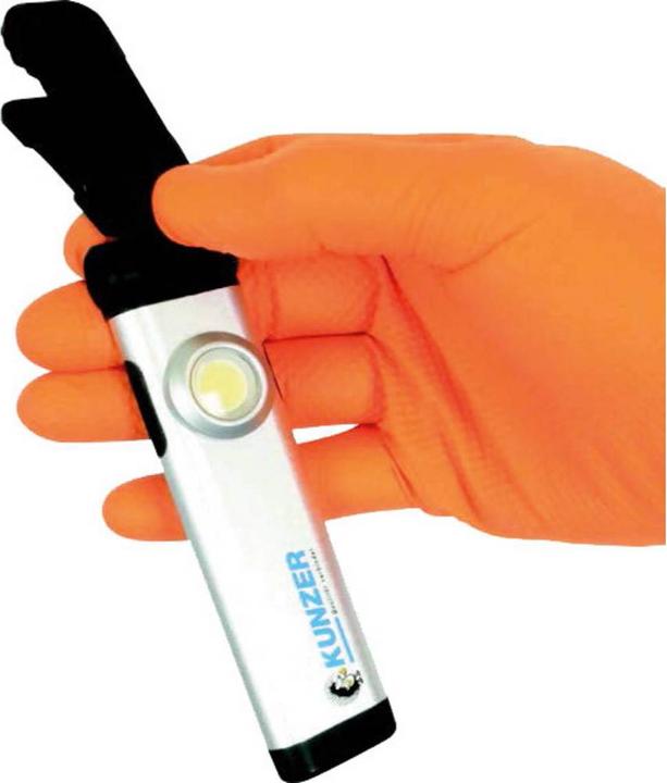 Produktbild Kunzer Arbeitsleuchte Mini Aluminium Lampe mit Clipfunktion (200 lm)