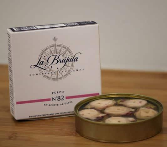 La Brújula Poulpe à l'huile d'olive (120 g)