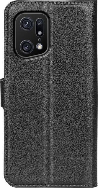 Actual product image MU Classic Litchi Leather Bookcover Series (Oppo Find X5 Pro)