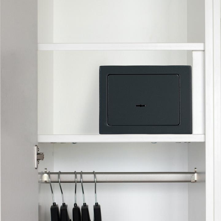 Actual product image Relaxdays Home Safe With Keys, Double-Bit Lock