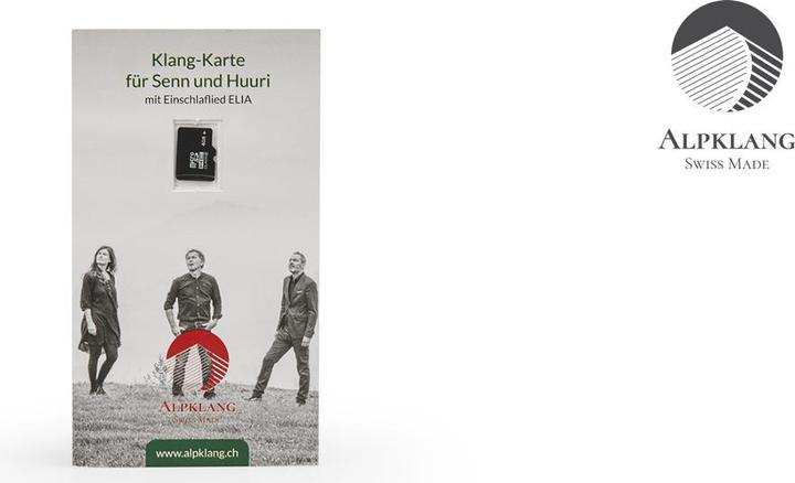 Produktbild Alpklang Klangkarte mit Einschlaflied ELIA