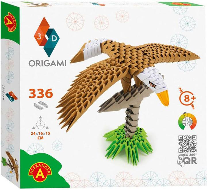 Actual product image Selecta Spielzeug ORIGAMI 3D - Eagle, 336pcs.