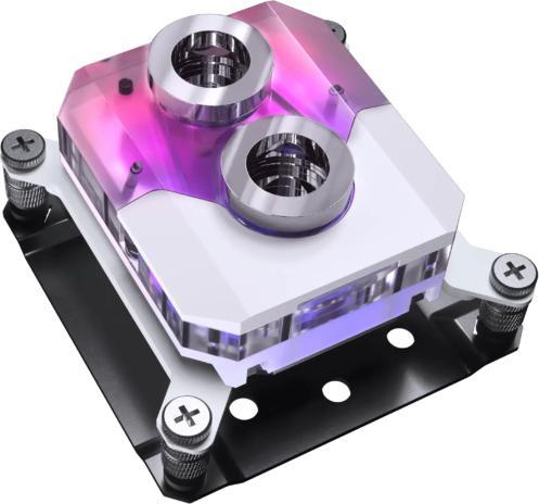 Phanteks Glacier EZ-Fit 450CPU CPU-Wasserkühler, RGB - weiss