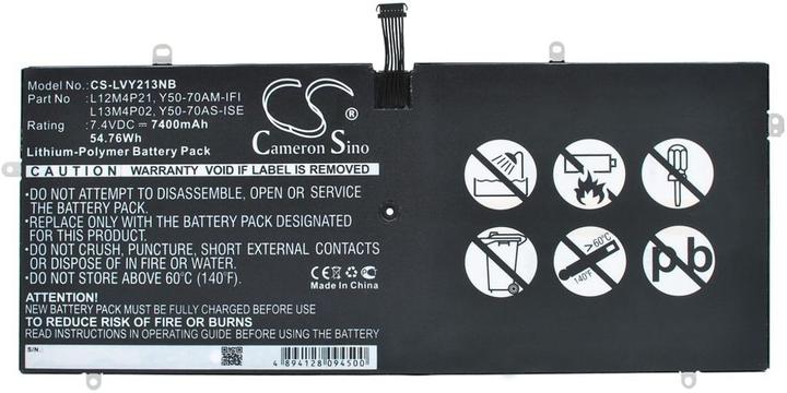 Produktbild NoName Battery for Lenovo Yoga 2 Pro 13.3" etc