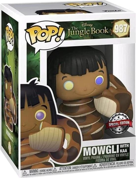Immagine prodotto Funko POP! Disney Le Livre de la Jungle Mowgli con Kaa Molto Neko