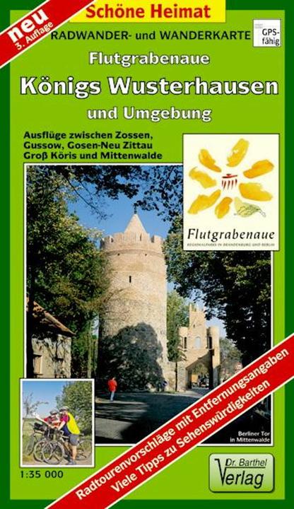 Immagine prodotto Mappa del dottor Barthel Flutgrabenaue, Königs Wusterhausen e dintorni