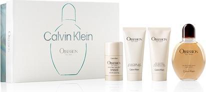 Calvin Klein Obsession For Men - Eau De Toilette 125 Ml, Deodorant 75 Ml, After Shave Balm 100 Ml, S (Eau de Toilette, 125 ml)