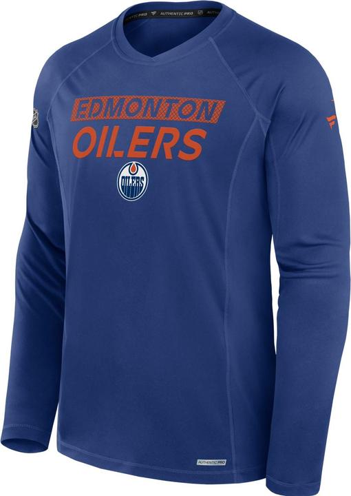 Fanatics Edmonton Oilers Leafs Authentic Pro RINK Longsleeve - S (S)