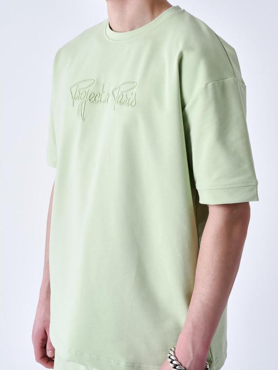 Actual product image Project X Paris cassic t-shirt fu ogo embroidery (L)