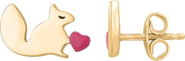 Produktbild Leyda Eichhörnchen Kids Schmuck (Emaille, Silber 925 1 Mikron Gelb Vergoldet 18k)
