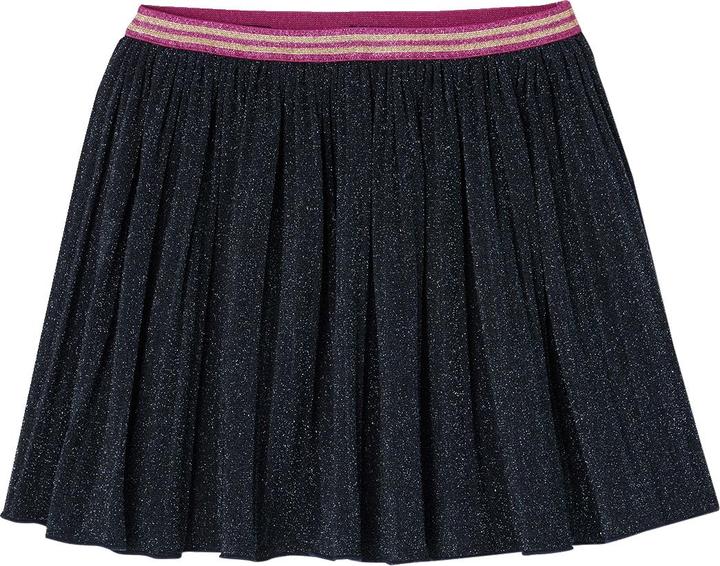Actual product image Vertbaudet Girls' pleated skirt in glitter look (86)