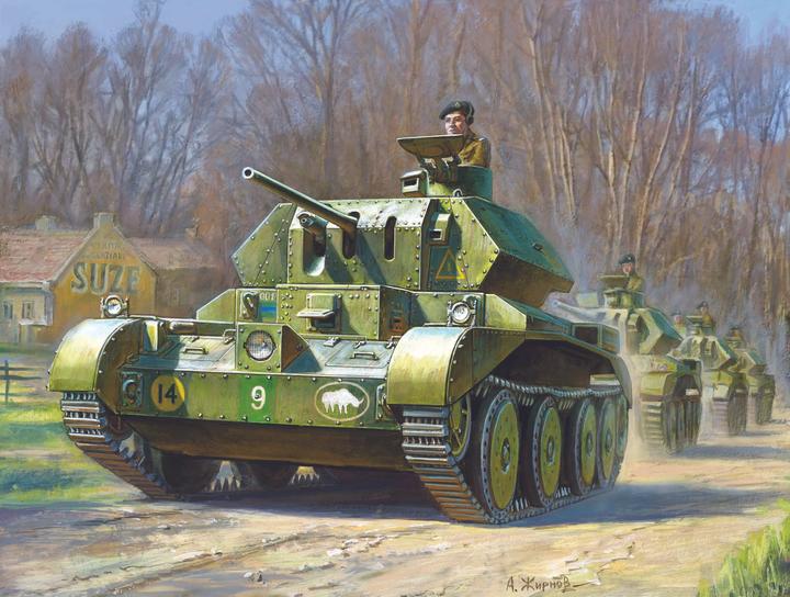 Immagine prodotto Zvezda Puzzle 8 pezzi - Carro armato incrociatore britannico MK IV - Crusader