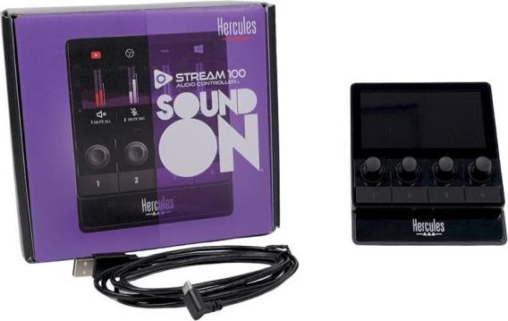 Image du produit Hercules Contrôleur de mixage Stream 100 Audio Controller retail