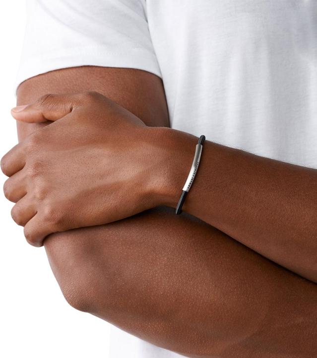 Produktbild Armani Exchange Fashion men Ìs bracelet with steel clasp AXG0041040 (23 cm, Edelstahl, Sonstiges)