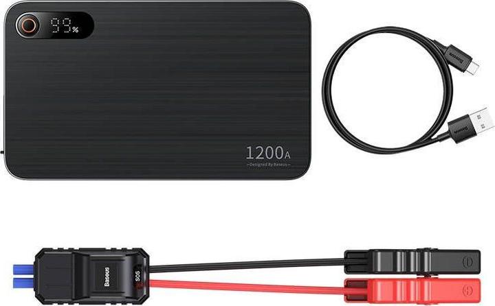 Actual product image Baseus Super Energy Pro+ Powerbank Jump Starter 1200A - black (12000 mAh)