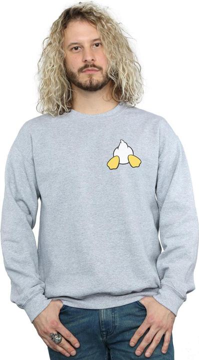 Actual product image Disney Mens Donald Duck Backside Breast Print Sweatshirt (XL)