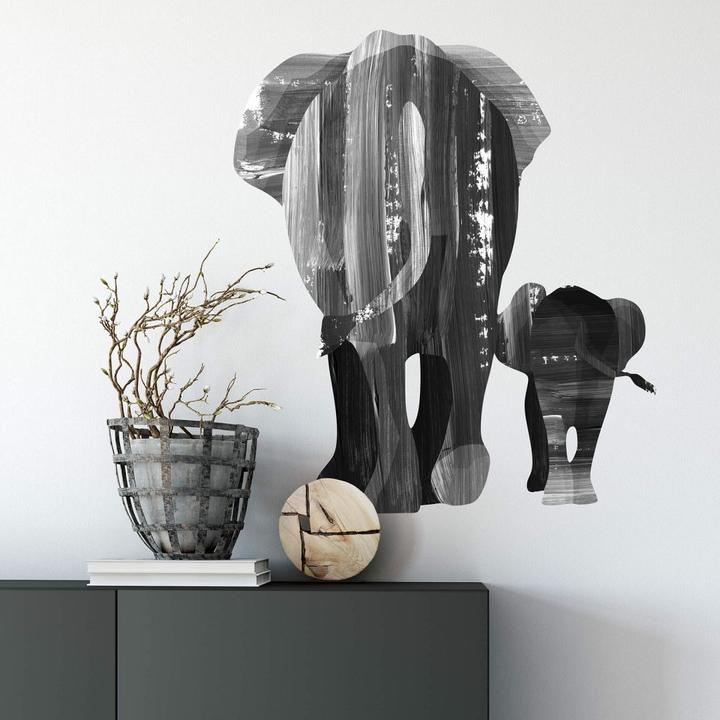 Produktbild Trenddeko Elefantenfamilie (70 x 80 cm)