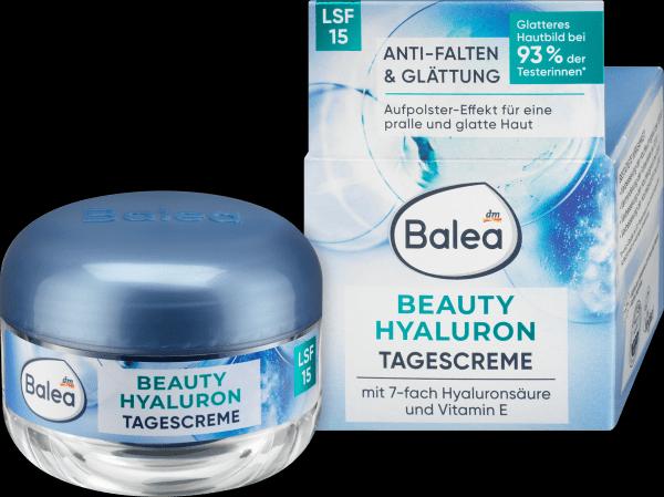 Produktbild dm Balea Beauty Hyaluron Tagescreme (50 ml, Tagescreme, SPF 15)