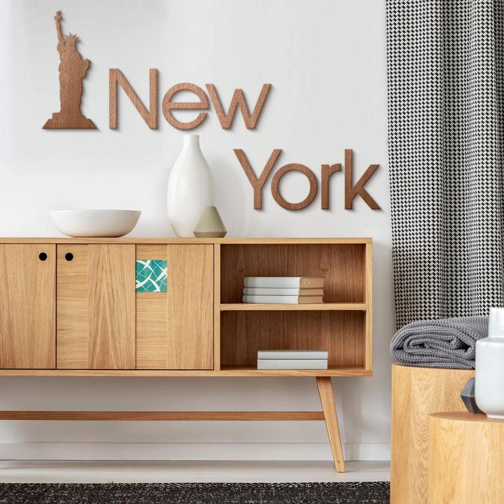 Immagine prodotto Trenddeko Lettering New York con Statua della Libertà (98 x 30 cm)