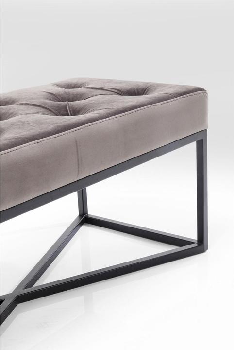Produktbild Kare Design Bank Crossover Grau Schwarz 90x40cm (90 cm)