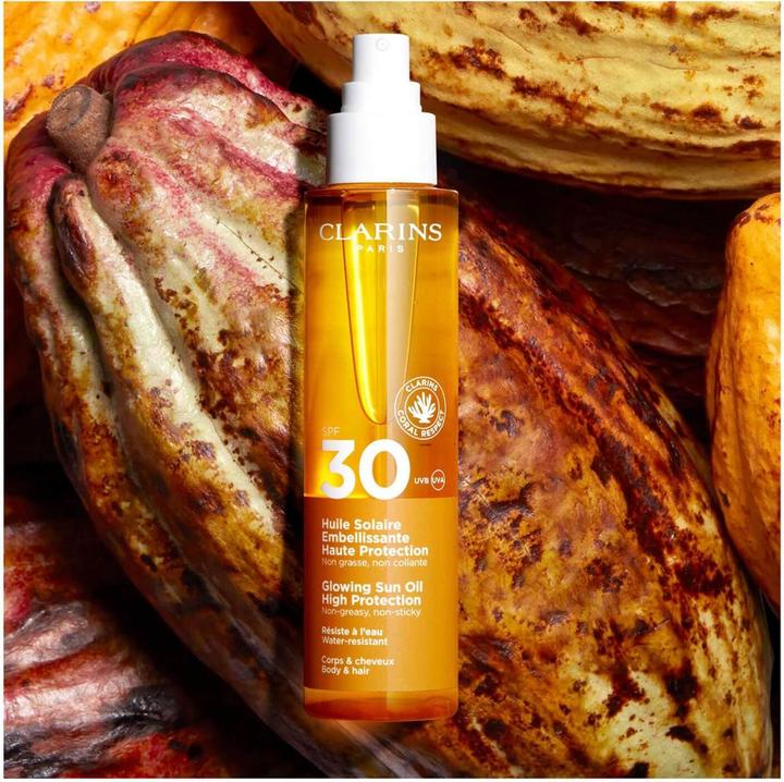 Actual product image Clarins CORPS Protecteur Corps Huile SPF30 150 ml (Suntan oil, SPF 30, 150 ml, 190 g)