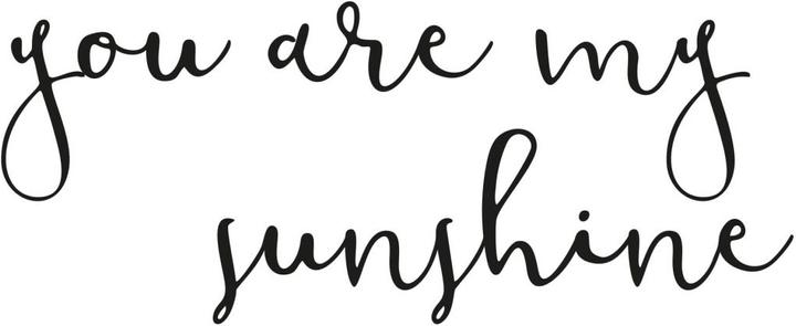Produktbild Trenddeko You are my sunshine (140 x 57 cm)