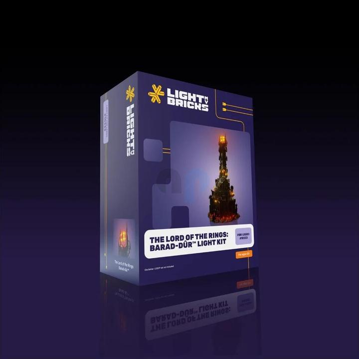 Immagine prodotto Light my bricks LMB 2.0 Kit di illuminazione a LED per LEGO 10333 Il Signore degli Anelli: Barad-dûr