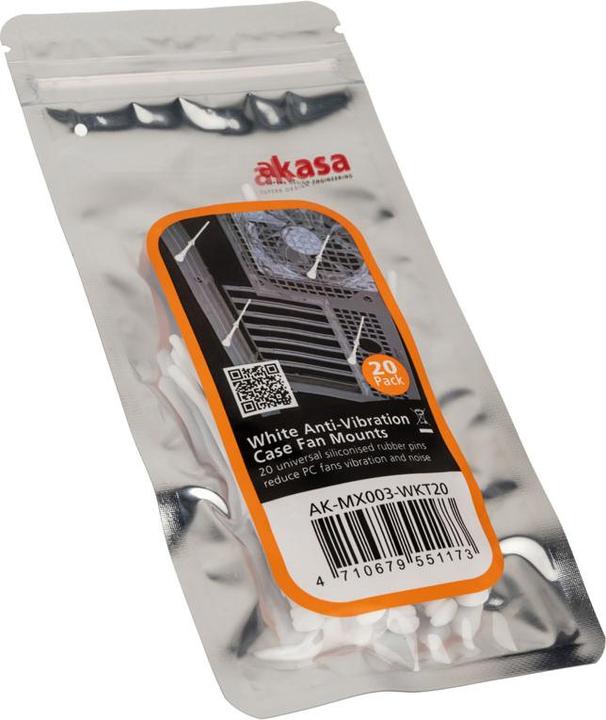 Actual product image Akasa Vibration damper for fan set of 20