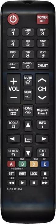 Actual product image Azurano Fernbedienung für SAMSUNG BN59-01180A (Device-specific remote control, Infrared)