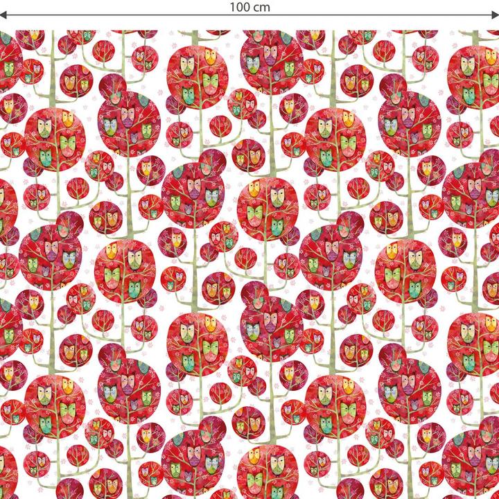 Image du produit Trenddeko Hiboux dans la forêt (100 x 50 cm)