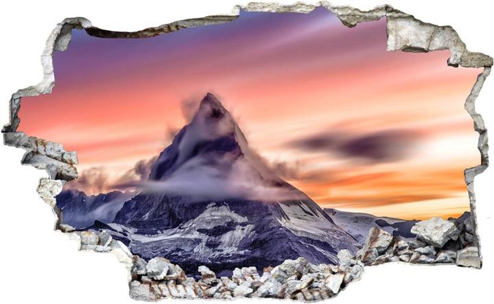 Actual product image Trenddeko 3D Top of the mountain (60 x 36 cm)