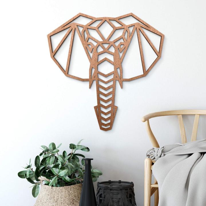 Immagine prodotto Trenddeko Testa di elefante origami (50 x 50 cm)