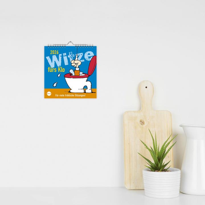 Immagine prodotto Witze fürs Klo Kalender 2026 (Copertina rigida, Tedesco)