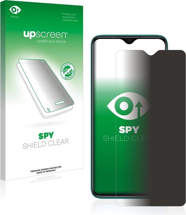 Actual product image upscreen Spy Shield Privacy Protector (1 Piece, Xiaomi Redmi Note 8 Pro)