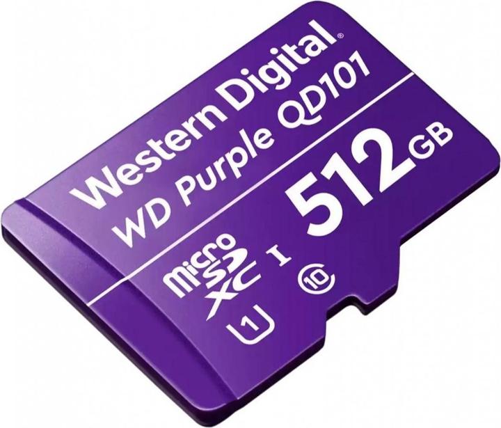 Actual product image WD Purple QD101 (512 GB, microSDXC, U1, UHS-I)