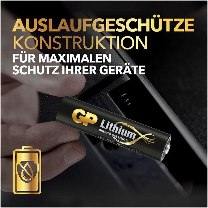 Actual product image GP Batteries Excellent Lithium Micro (4 pcs., AAA)