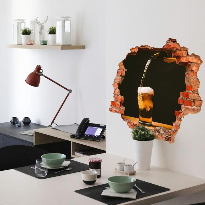 Image du produit Trenddeko 3D Bière fraîche (60 x 57 cm)