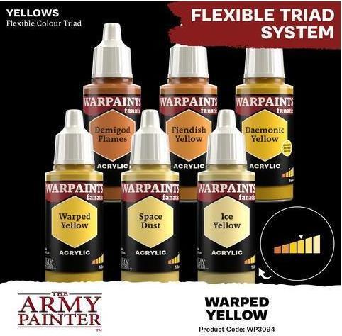 Produktbild The Army Painter Farbe Warpaints Fanatic: Warped Yellow 18 ml