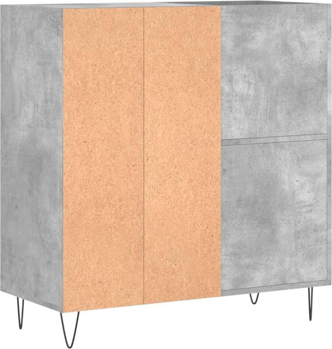 Produktbild VidaXL Plattenschrank Betongrau 84,5x38x89 cm Holzwerkstoff