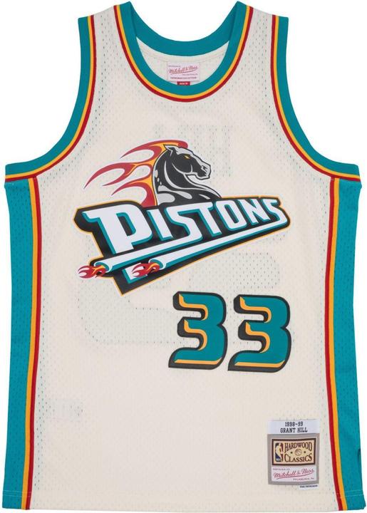 Mitchell & Ness Swingman Jersey Detroit Pistons OFF-WHITE Grant Hill - S (S)