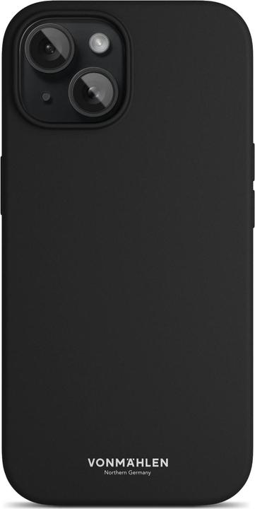Immagine prodotto Vonmählen Custodia in silicone ecologico per iPhone 15 nero (Apple iPhone 15)