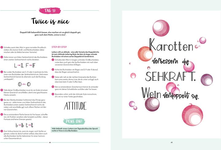 Produktbild Handlettering – Super easy! Dein 30-Tage-Workshop (Deutsch, Christine Aust, 2021)