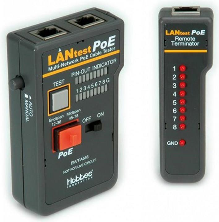 Image du produit Hobbes Testeur de câbles LANtest PoE