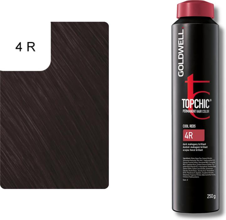 Actual product image Goldwell Topchic (4-R dark mahogany)