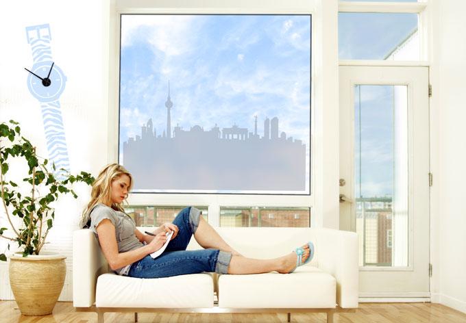Produktbild Trenddeko Berlin Skyline (90 x 54 cm)