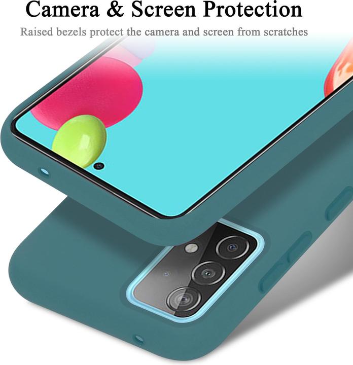 Productafbeelding Cadorabo TPU Liquid Silicone Case Cover (Samsung Galaxy A52)